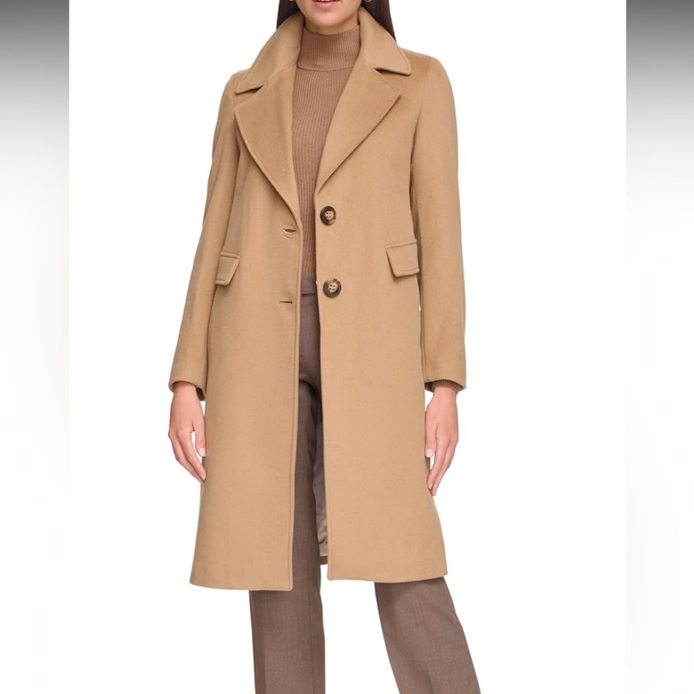 NWT Calvin Klein Womens Wool Cashmere Walker Jacket